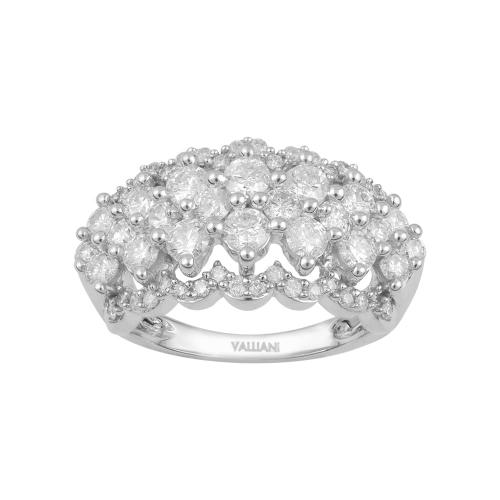 Ultimate Value® Multi-row Cluster Diamond Ring - 2 Ct. T.w. in 14K White Gold