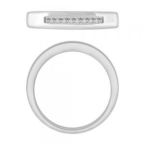 0.25CT. T.W. DIAMOND CHANNEL PRINCESS GENTS BAND IN 14K GOLD