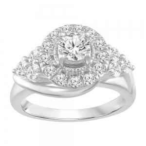 0.50 CT. T.W. Diamond Promise Ring In 10K Ring