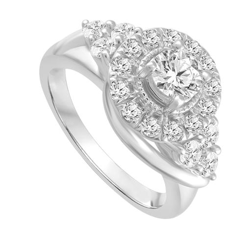 0.50 CT. T.W. Diamond Promise Ring In 10K Ring