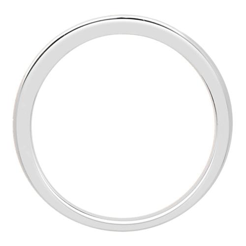 1/4 Ct. T.w. Diamond 11-stone Princess Channel Wedding Band In 14Kt White Gold