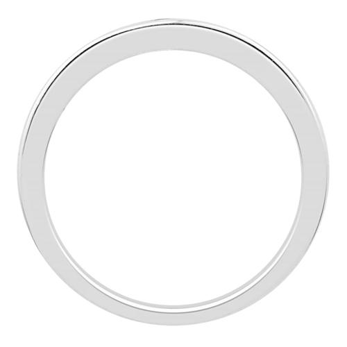 1/2 Ct. T.w. Diamond 11-stone Princess Channel Wedding Band In 14Kt White Gold