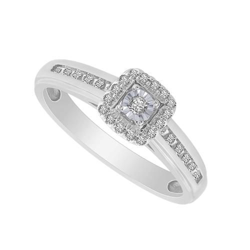 0.17 CT. T.W. Diamond Ring In 10K Gold