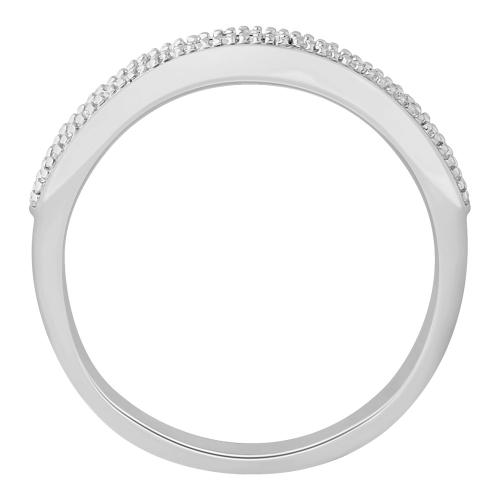 Diani® 3-row Stackable Band - 0.40 Ct. T.w. in 10K White Gold