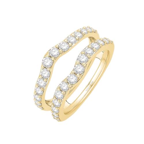 1.26 Ct. T.w. Diamond Ring Enhancer In 14Kt Yellow Gold