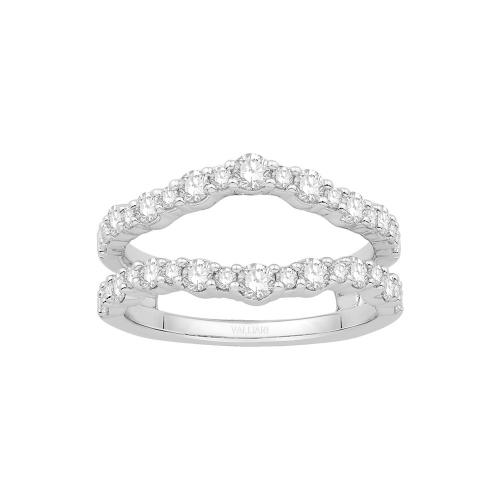 1 Ct. T.w. Diamond Wedding Ring Enhancer In 14Kt White Gold