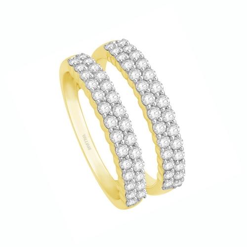 1 Ct. T.w. Diamond Wedding Ring Enhancer In 14Kt Yellow Gold