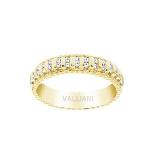 1 Ct. T.w. Diamond Trio Bridal Ring Set In 14Kt Yellow Gold