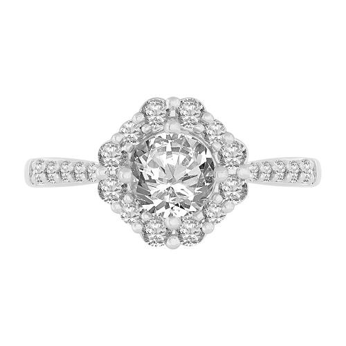 Novello Lab-grown Diamonds Ring 1.25 Ct. T.w. in 14K White Gold