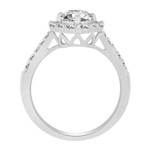Novello Lab-grown Diamonds Ring 1.25 Ct. T.w. in 14K White Gold
