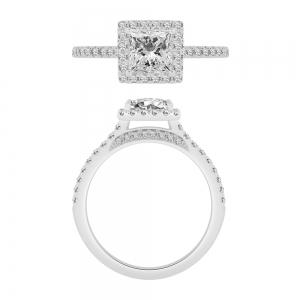 Ovani® Diamond Bridal Ring 1.40 Ct. T.w. in 18K White Gold