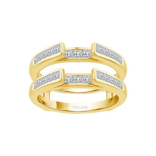 1 Ct. T.w. Diamond Wedding Ring Enhancer In 14Kt Yellow Gold