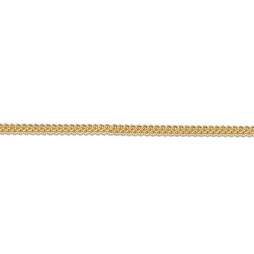 22IN HLW FRANCO CHAIN 3MM IN 14KT YELLOW-GOLD