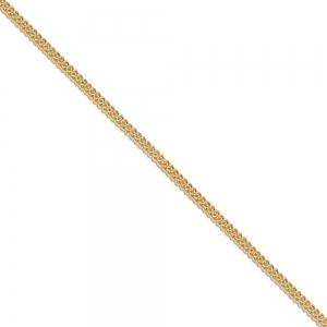 30 inch 2.5 mm Franco Chain Necklace In 14Kt Yellow Gold