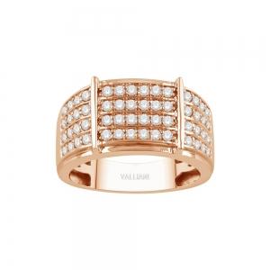 Ultimate Value® 5-row Channel Bar Men's Diamond Ring - 1 Ct. T.w. in 10K Rose Gold