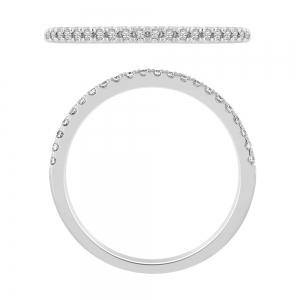 Ovani® Collection 0.16 CT. T.W. Prong Set Band In 18K Gold