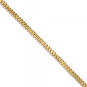 28 inch 5 mm Franco Chain Necklace In 14Kt Yellow Gold
