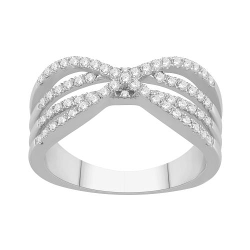 0.50CT. T.W. DIAMOND INFINITY BAND IN 10K GOLD