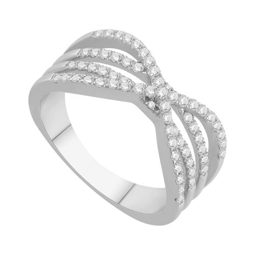 0.50CT. T.W. DIAMOND INFINITY BAND IN 10K GOLD
