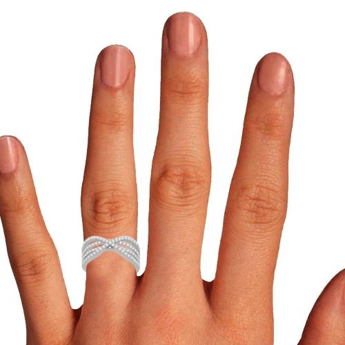 0.50CT. T.W. DIAMOND INFINITY BAND IN 10K GOLD