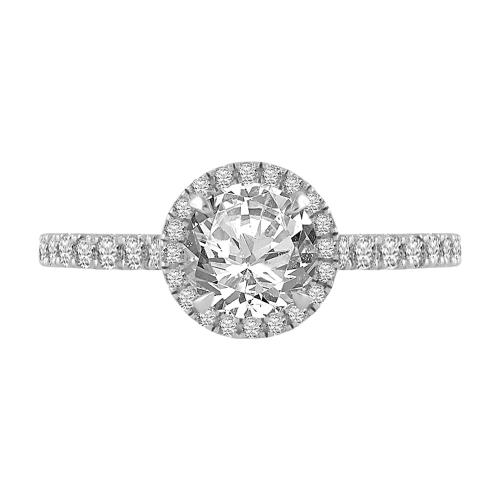 Novello Lab-grown Diamonds Ring 1.75 Ct. T.w. in 14K White Gold