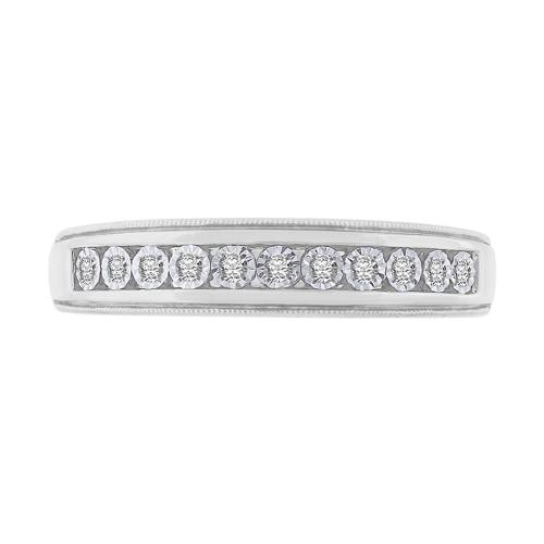 0.13CT. T.W. DIAMOND GENTS BAND IN 14K GOLD