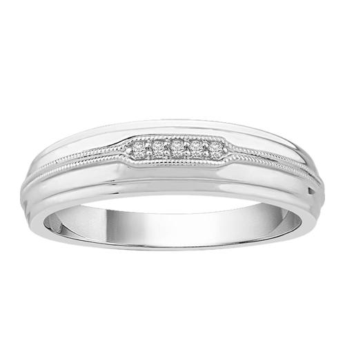 1/4 Ct. T.w. Diamond Pear-shaped Trio Bridal Ring Set In 10Kt White Gold