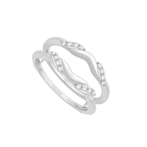 0.16 Ct. T.w. Diamond Wedding Ring Enhancer In 14Kt White Gold