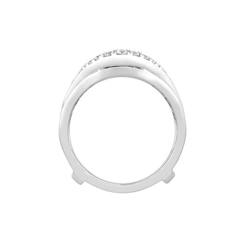 0.63 Ct. T.w. Diamond Wedding Ring Enhancer In 14Kt White Gold