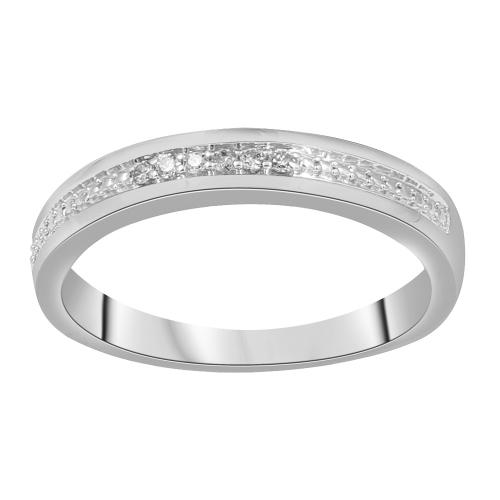 0.18 Ct. T.w. Diamond Trio Bridal Ring Set Bridal Ring In 10Kt White Gold