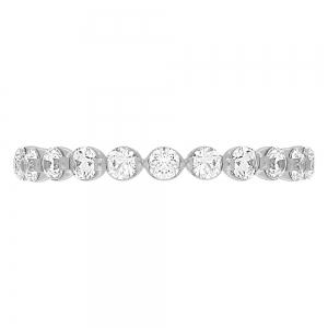 Diani® Bezel-set Eternity Band - 0.50 Ct. T.w. in 14K White Gold