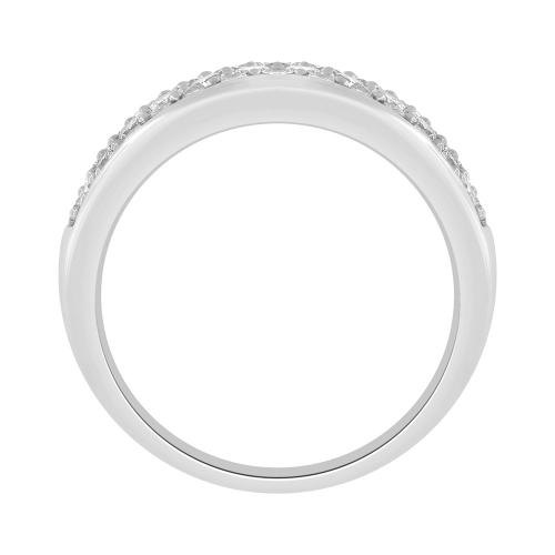 Diani® Wide Pave Gents Fashion Band - 2 Ct. T.w. in 14K White Gold