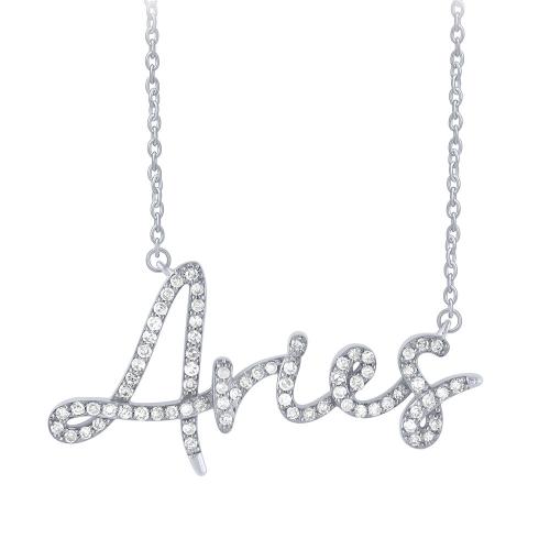 0.33CT. T.W. DIAMOND "ARIES" ZODIAC NECKLACE IN 10KT GOLD
