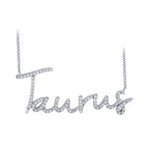 0.33CT. T.W. DIAMOND TAURUS ZODIAC NECKLACE IN 10K GOLD