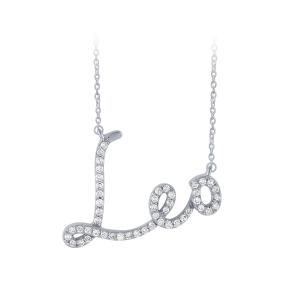 0.33CT. T.W. DIAMOND LEO ZODIAC NECKLACE IN 10K GOLD