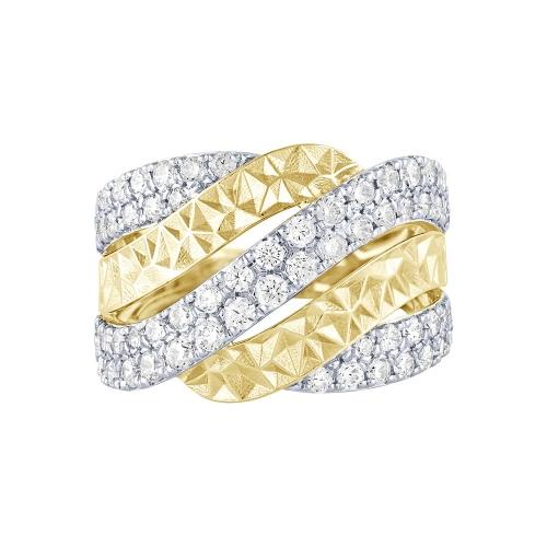 1.50CT. T.W. DIAMOND INFINITY LADYS RING IN 14K GOLD