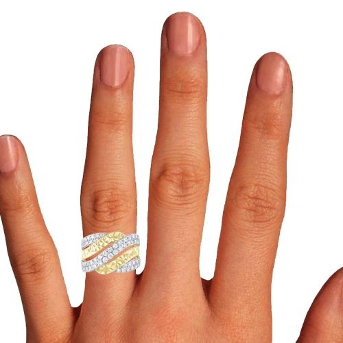 1.50CT. T.W. DIAMOND INFINITY LADYS RING IN 14K GOLD