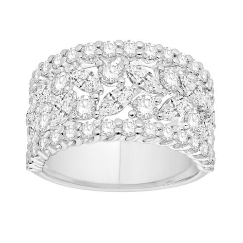 Ovani® Marquise Band 2.55 Ct. T.w. in 14K White Gold