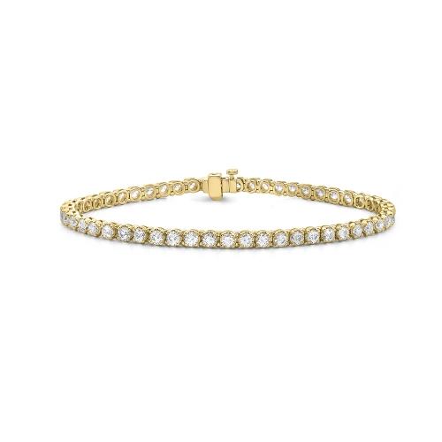 7 Ct. T.w. Diamond Tennis Bracelet In 14Kt Yellow Gold
