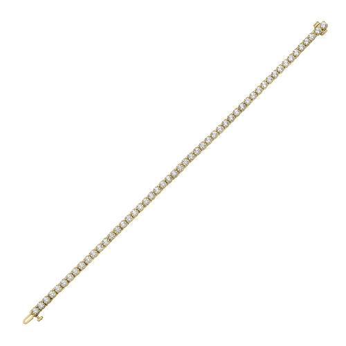 7 Ct. T.w. Diamond Tennis Bracelet In 14Kt Yellow Gold