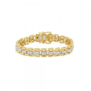 Novello Lab-grown Diamonds Bracelet 2.50 Ct. T.w. in 10K Yellow Gold
