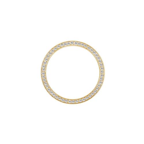 Novello Lab-grown Diamonds Rolex Bezel 36mm 1.70 Ct. T.w. in 10K Yellow Gold