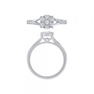 Novello Lab-grown Diamonds Promise Ring 0.50 Ct. T.w. in 10K White Gold