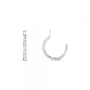 0.25 CT. T.W "LABGROWN DIAMOND" JACKET EARRINGS IN 14KT GOLD