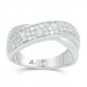 Love Spell Lab-grown Diamonds Band 0.80 Ct. T.w. in Sterling Silver