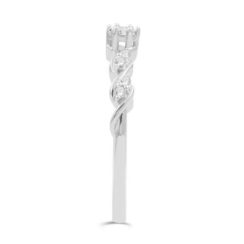 Love Spell Lab-grown Diamonds Band 0.10 Ct. T.w. in Sterling Silver