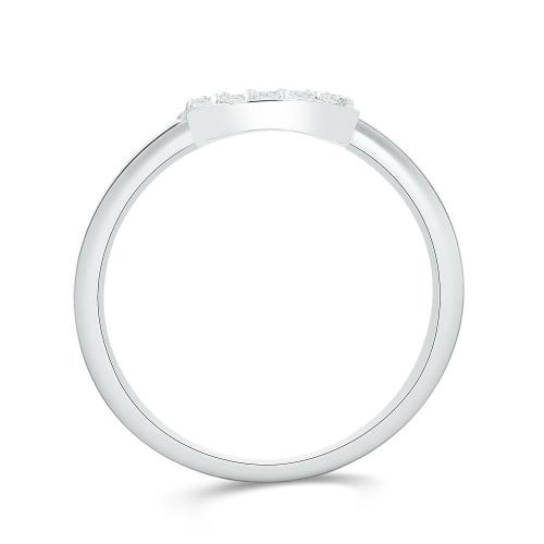 Love Spell Lab-grown Diamonds Letter G Initial Ring 0.10 Ct. T.w. in Sterling Silver