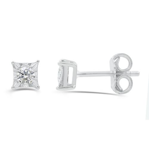 Love Spell Lab-grown Diamonds Studs 0.15 Ct. T.w. in Sterling Silver