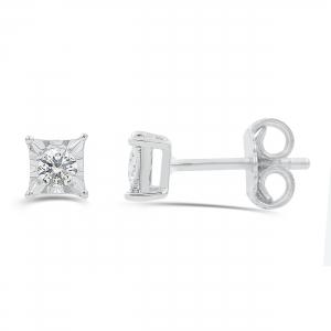 Love Spell Lab-grown Diamonds Studs 0.15 Ct. T.w. in Sterling Silver