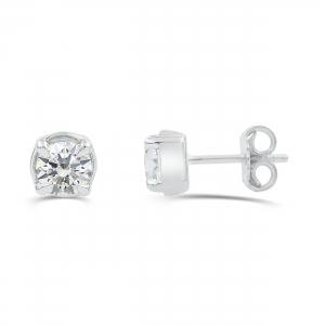 Love Spell Lab-grown Diamonds Studs 0.50 Ct. T.w. in Sterling Silver